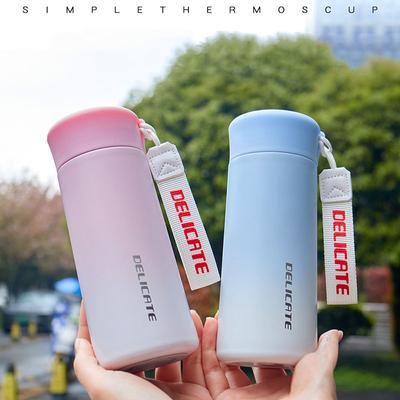 350ML Fashion Mini Coffee Vacuum Flasks 316 Stainless Steel Thermos Portable Travel Water Bottle  Student Cups