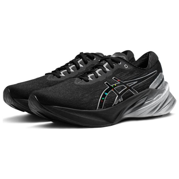 New Asics Novablast 3 Platinum 'Black White' 1011B725-001