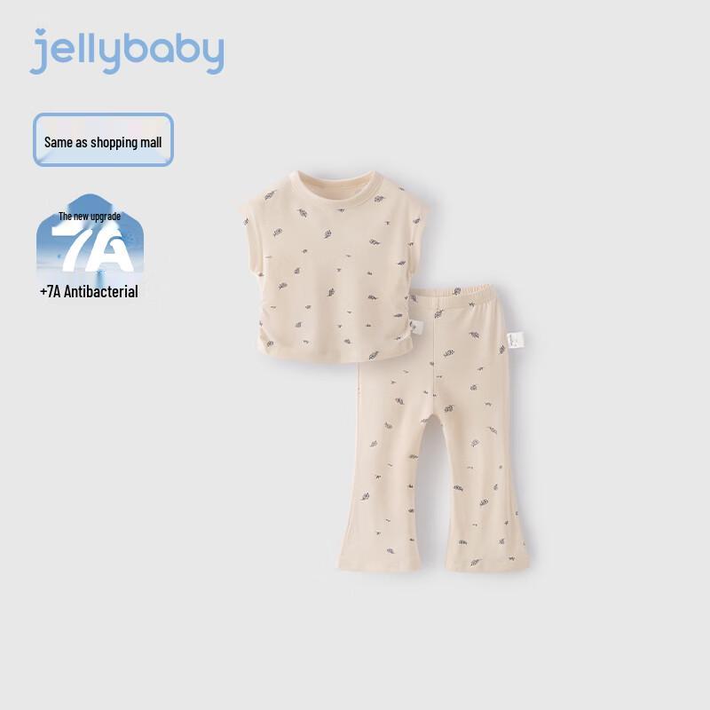 JELLYBABY Girls  French Casual T-shirt & Pants Set 80