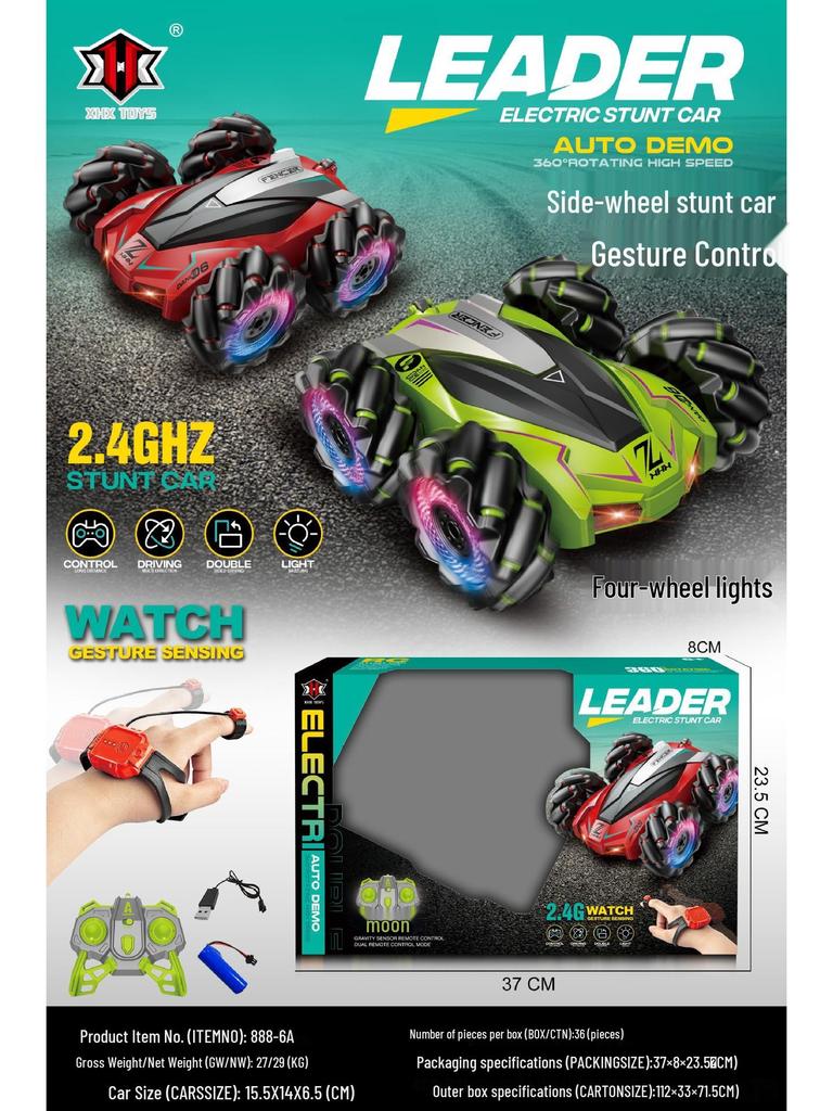 High-Speed RC Off-Road Car with Water Bombs & Four-Wheel Drive