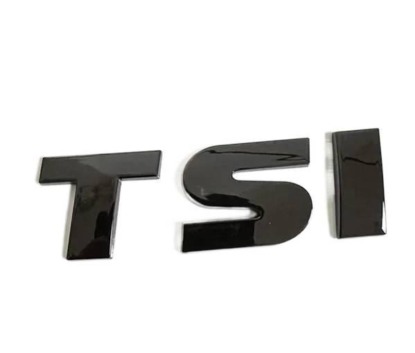 SVLHP1 ABS Electroplated Car Sticker V6 V8 Emblem Tail Badge Decal For VW Touareg TDI Car Accessories