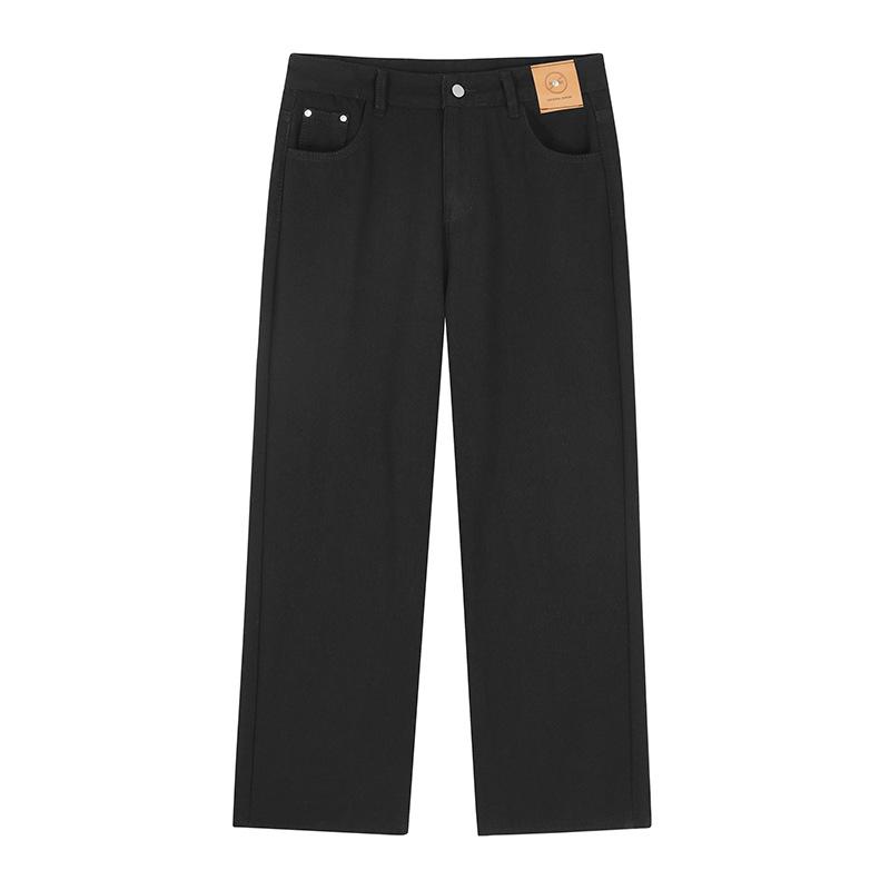 

High Waist Black Fleece Lined Straight Leg Jeans for Women (Plus Size) 2XL (recommended for 70-80 kg)