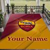 Custom Text Printed Rug AS Roma Non Slip Floor Carpet For Home Room Decor