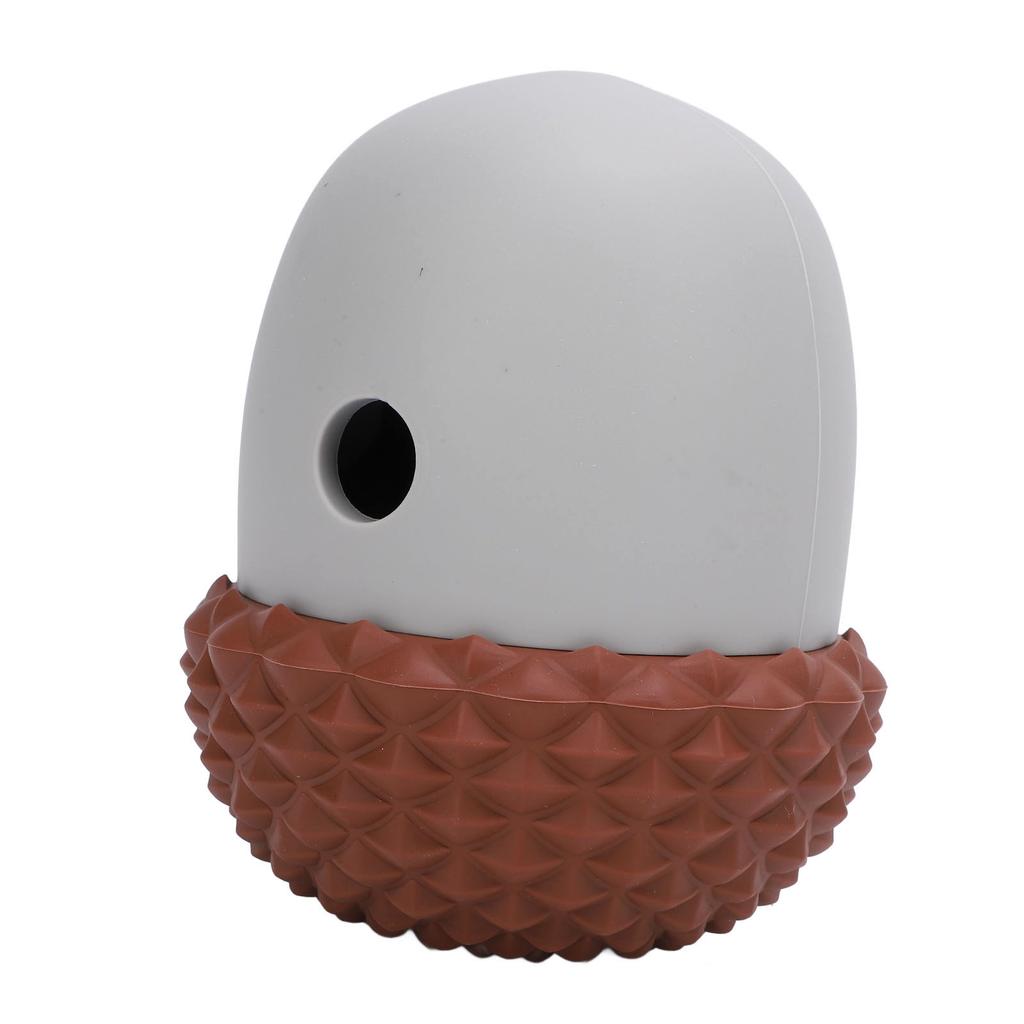 Dog Food Dispensing Ball Toy Acorn Shaped Interactive Slow Feeding Reduce Picky Eating Silicone Dog Feeder Dispensing
