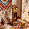 Miniature Doll House Clock Victorian Miniature 1:12 Scale Small Standing Clock Doll House Decor for Kids Teens Adults Home