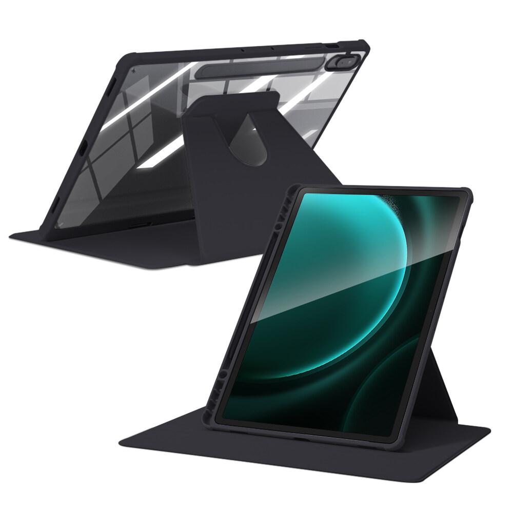 

Чехол для Samsung Galaxy Tab для S9 FE S6 lite Tab A9 A8 S9 Plus FE Умный Авто Сон/Пробуждение Акриловая Крышка Tab S9 S9FE 11in чёрный