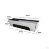 Mud Pan with Anti Slip Pad Nonslip Manual Tool Heavy Duty Smooth Sturdy Drywall Plastering