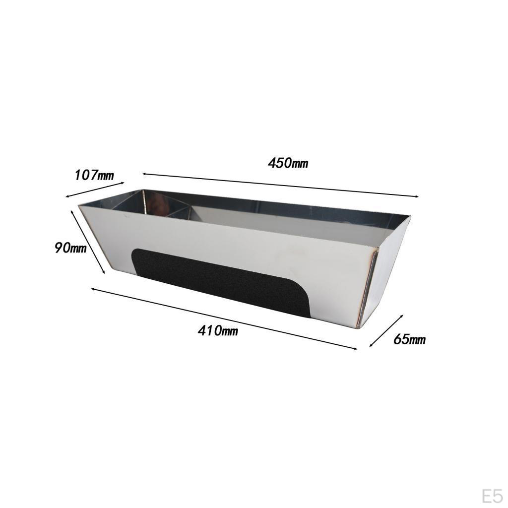 Mud Pan with Anti Slip Pad Nonslip Manual Tool Heavy Duty Smooth Sturdy Drywall Plastering