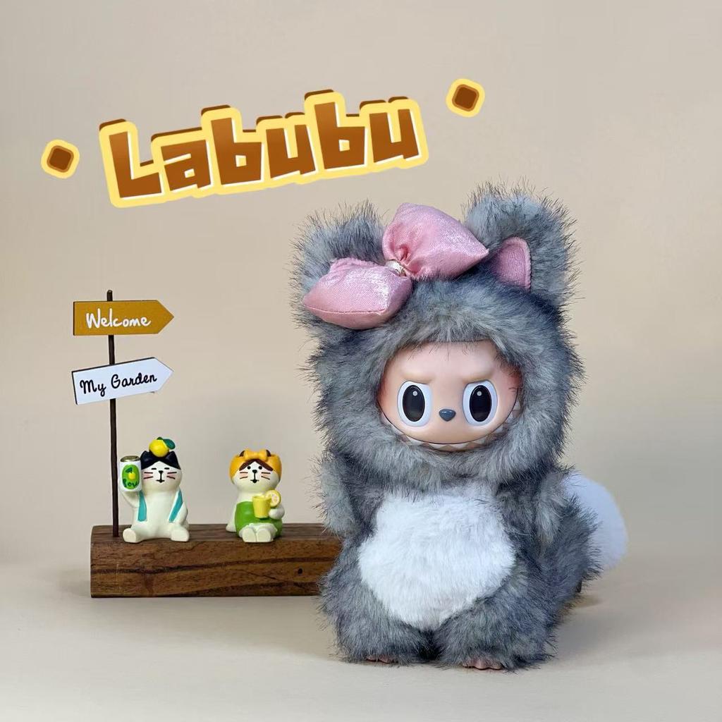 Vinyl 17cm Doll Cute Dress Up Skirt Plush Suit Doll