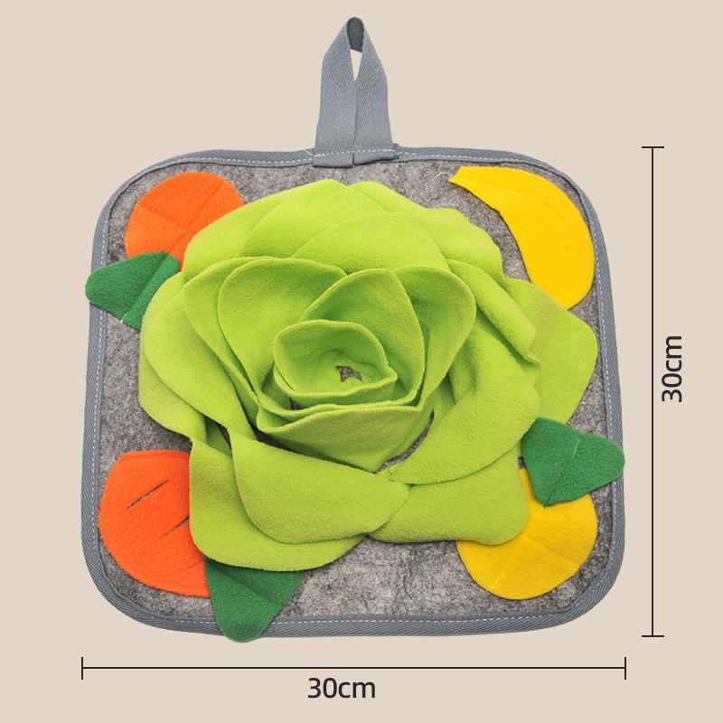 Pet Snuffle Mat: Dog & Cat Boredom Buster, Sniffing Toy, Energy Exertion, Slow Feeder, Enrichment Mat.