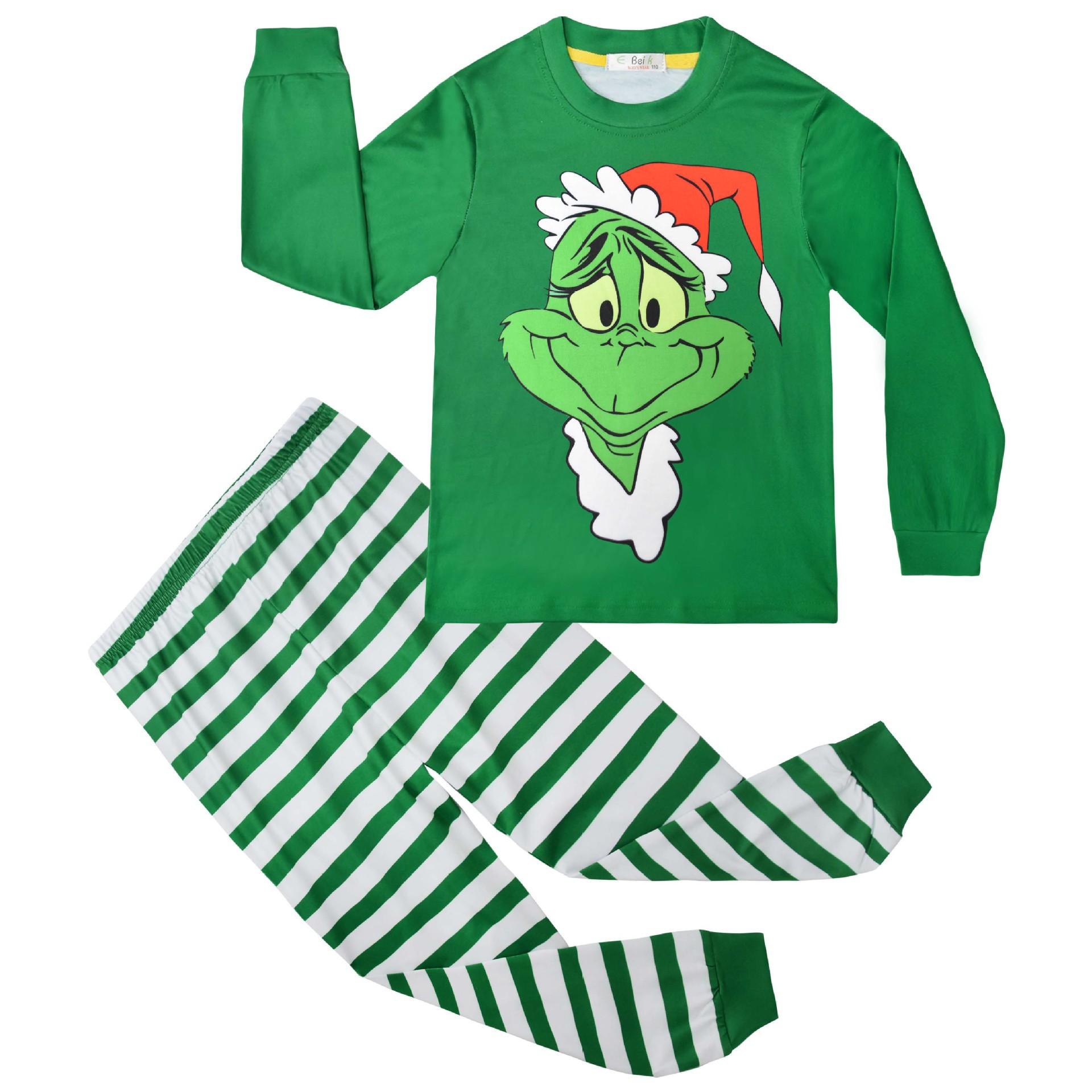 

Animated Cartoon Digital Printing, Middle-Aged And Older Children S Loungewear Set, Long-Sleeved Two-Piece Set, Sleeping 7807 110