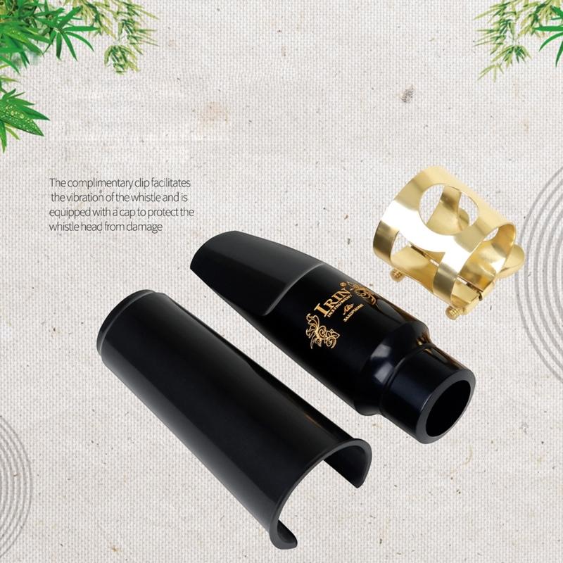 Bocchino Portatile per Sassofono Contralto Professionale Leggero Bocchini per Sassofono con Fibbia di Chiusura Ancia Accessori per Strumenti Musicali