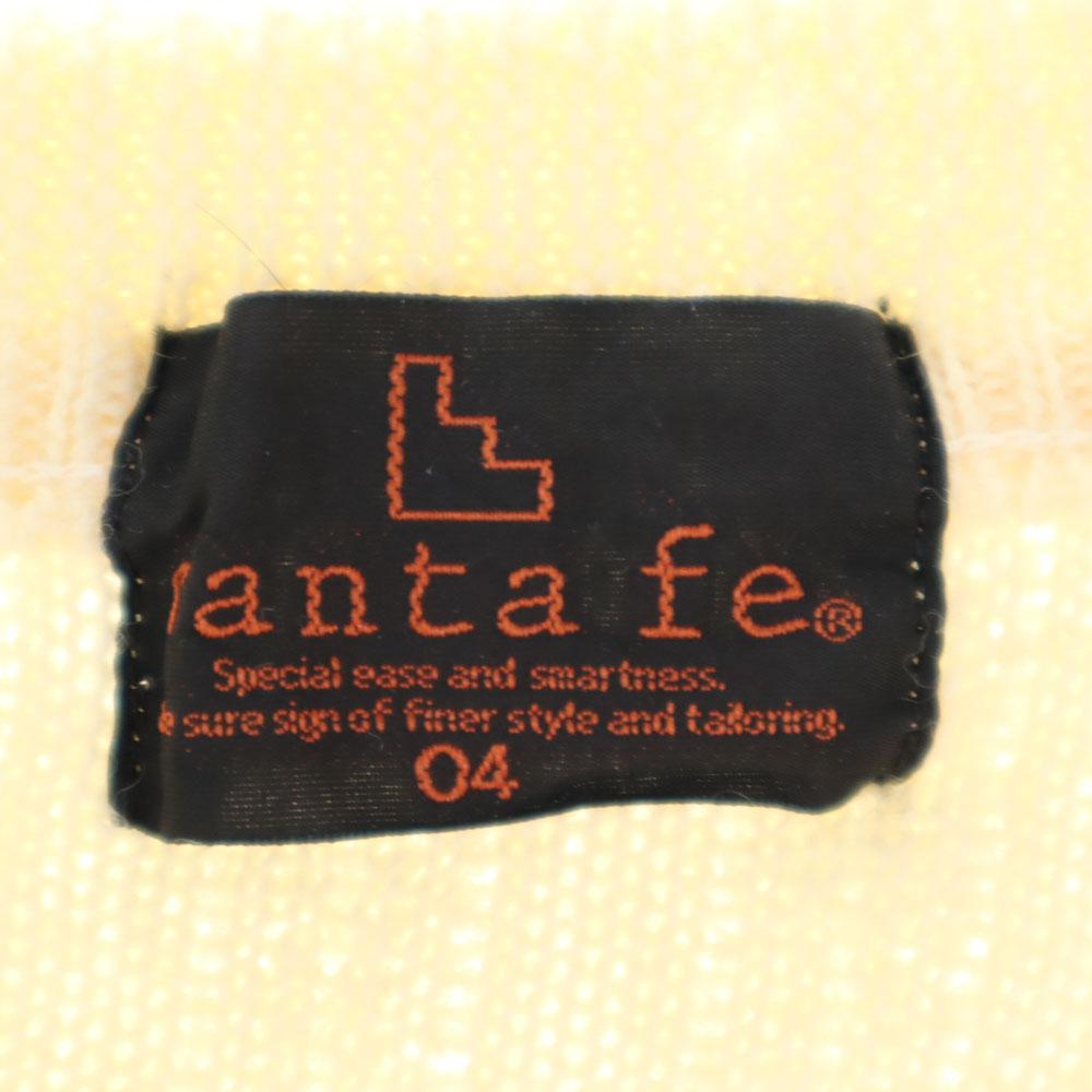 santa fe 90s Old Long sleeve sweater 4 Ivory knit Women Used