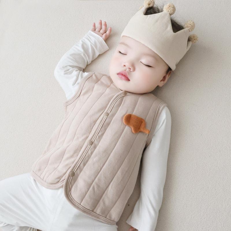 

Стеганый детский жилет Jingqi - Теплая осенне-зимняя верхняя одежда для новорожденных, младенцев, мальчиков и девочек 90 CM