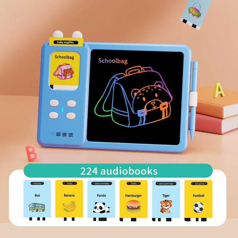 Bilingual Children s LCD Doodle Board & Card Learning Machine
