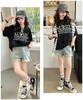 Summer Set Short Sleeve Top and Casual School Jersey Top and Set Jersey Set [KOSIKINI] Clothes, Children's Clothes, Kids' Up, Girls' T-shirt, Shorts,