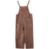 Autumn and Winter Plus Size Women's Casual Straight Wide-leg Corduroy Overalls Trendy All-match Fashion Jumpsuit