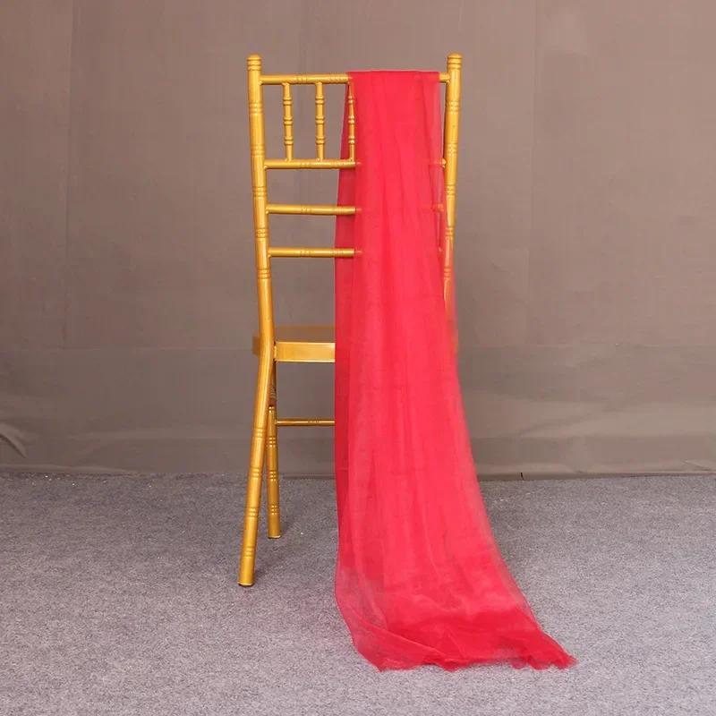 5/10M Wedding Arch Draping Tulle Fabric Wedding Arch Decoration Yarn Birthday Party Backdrop Baby Shower Supplies Ceiling Decor