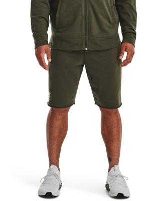 UA RIVAL TERRY SHORT 1361631 Marine OD Green Onyx White 3XL (390)