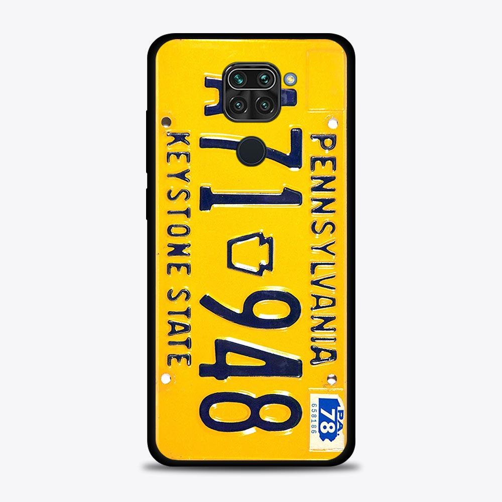 Case For Xiaomi Redmi Note 11S 11 10 8 Pro 8 8T 9 9T 9S 10 for Redmi K50 K40S K40 10 9A 9 Retro Funny License Plate Number Car