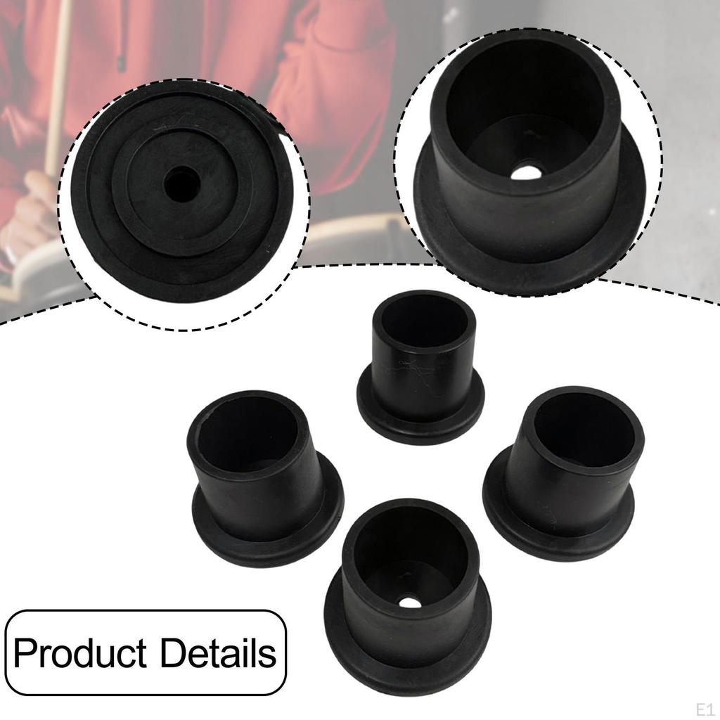 4Pcs Drum Feet Slipcover Electronic Stand Covers Multipurpose Replacement Non Slip Floor