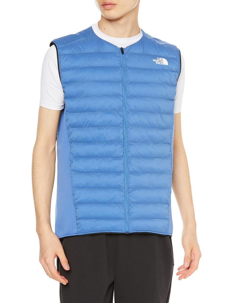 The North Face Red Run Vest Running Federal Size S Men's NY82174, Insulated, Warm, Water-Repellent, Windproof, Vest, Blue,