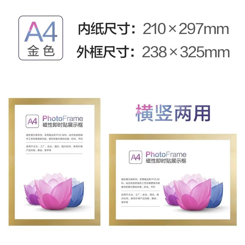 A4 Magnetic Display Frame