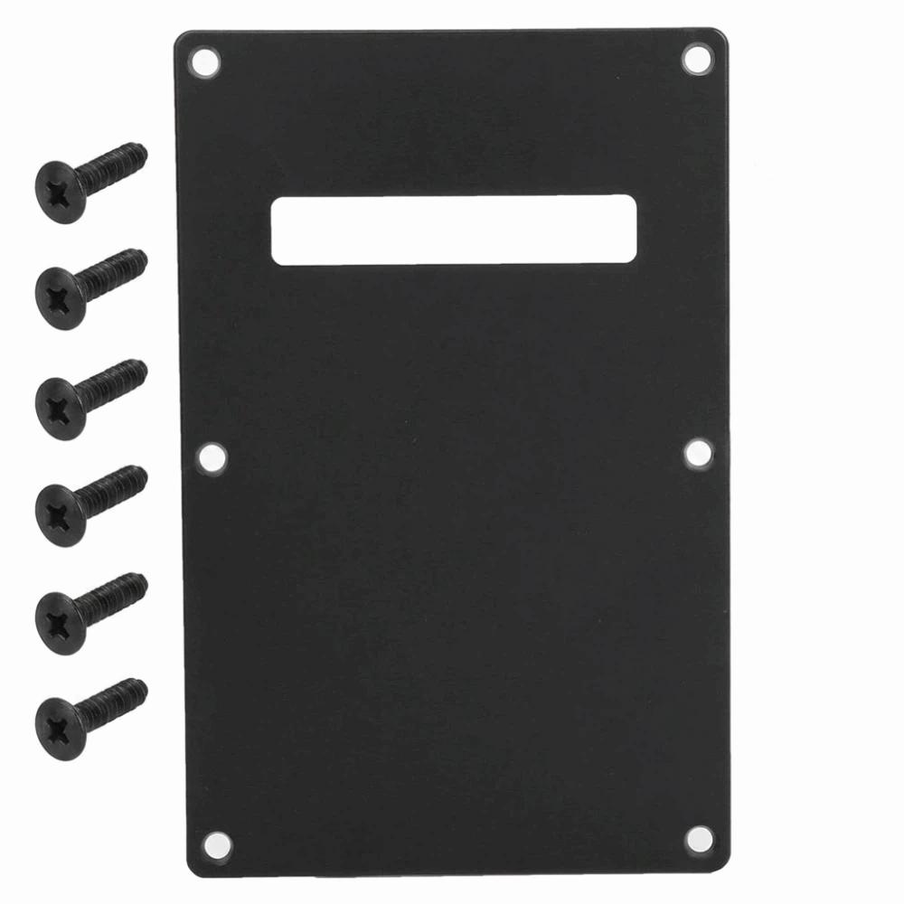 Black/White Electric Guitar Cover Plastic Pick Guard Plate Guitar Backplate For Electric Guitar