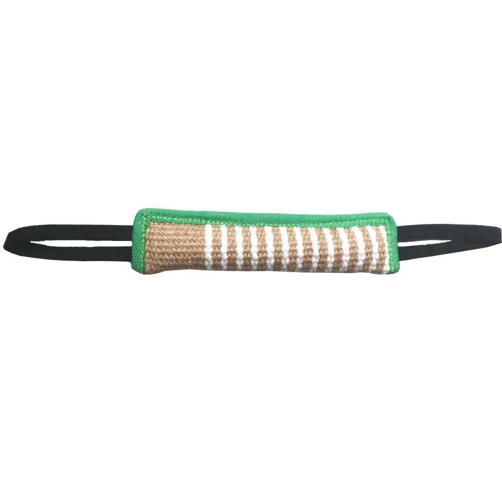 Burlap Bite Stick & Teething Toy - Interactive Training & Fetch Toy for Dogs