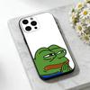Funny P-Pepe the F-Frog Phone Case For iPhone 17,16,15,14,13,12,11 Plus,Pro,Max,Mini Silicone Black Soft Cover
