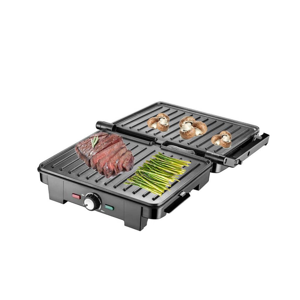 Electric Grill, Foldable, With Temperature Control