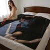 Freeze Corleone Throw High-Density Short Plush Blanket For Sofa Nap Air-Conditioned Room Soft Skin-Friendly