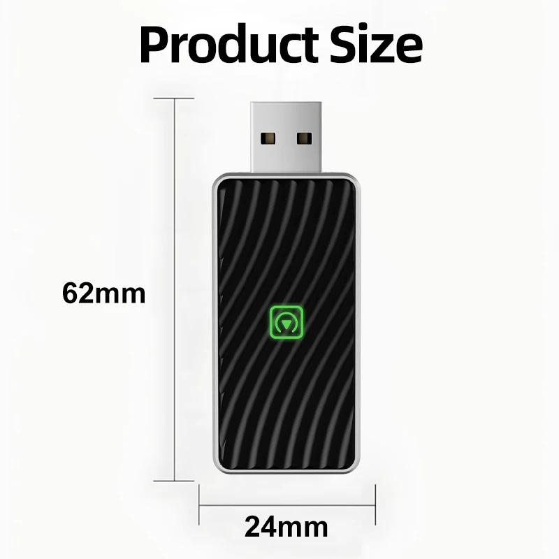 CFL1 2in1 Wireless CarPlay Android Adapter USB Dongle Smart Mini Box Plug And Play For Mercedes-Benz E-Class W124 W210 W211 W212 W213