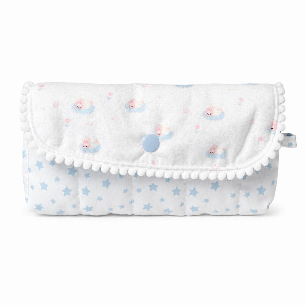 Flip-top Pencil Case Bunny Print Pencil Pouch Durable Stationery Organizer Students Bunny