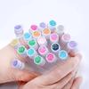 20Pcs Eyelash Brush With 20Pcs Containers Dust-proof Tube Reusable Eye Lash Mascara Wands Replaceable Makeup Applicators Tools