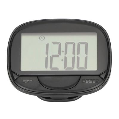 Mesafe Kalori Pedometre Büyük Ekran Saat Göstergesi 2D Adım Sayacı Arka Klipsli Çok Fonksiyonlu