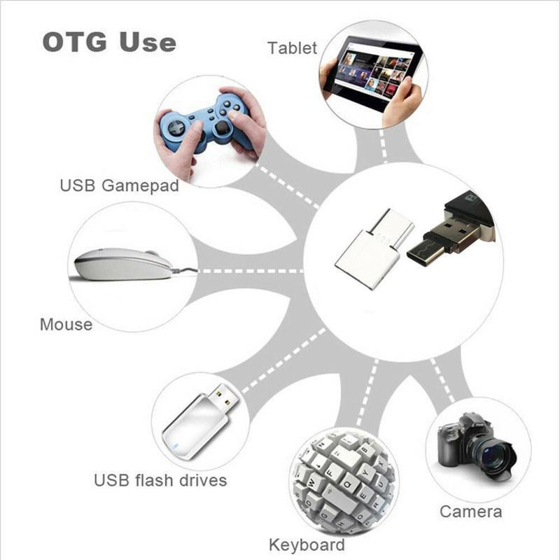 Usb-c 3.1 Type C Male To Usb Female Otg Adapter Converter Phone Tablet For Android P2U6