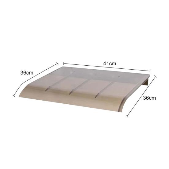 Invisible Canopy Roof Window Door Canopy Transparent Entryway Awning Cover for Outdoor Balcony Protection