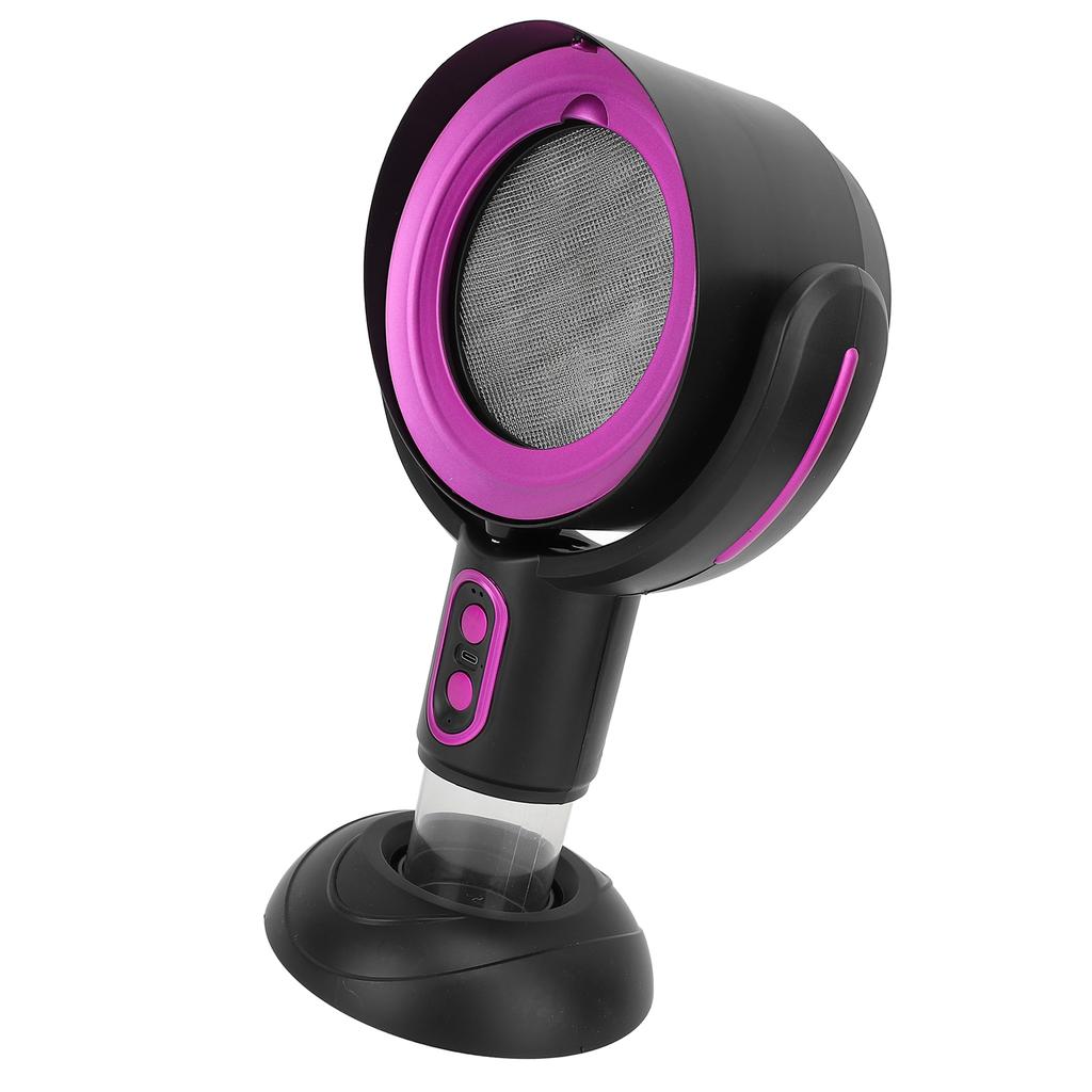 Portable Desktop Range Hood Negative Ion 2 Speed Detachable Filter Oil Collection Cup Kitchen Exhaust Fan for Indoor BBQ Hot Pot USB Rechargeable