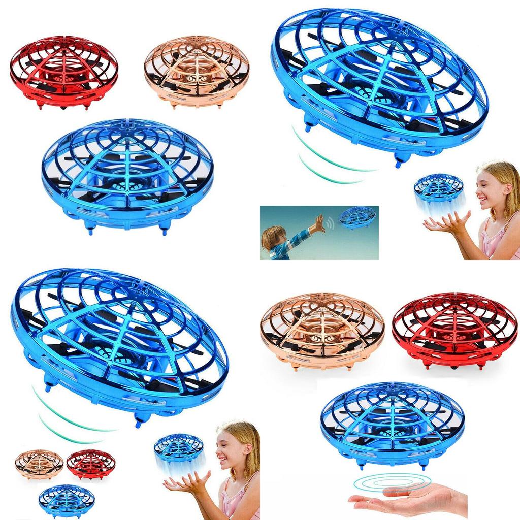 Hand Controlled Mini Drone Induction Levitation Ufo Flying Toy For Kids Gift Fun