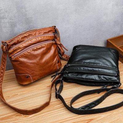 Bolsa Transversal de Ombro Retrô Feminina - Tendência de Estilo Europeu e Americano 2023