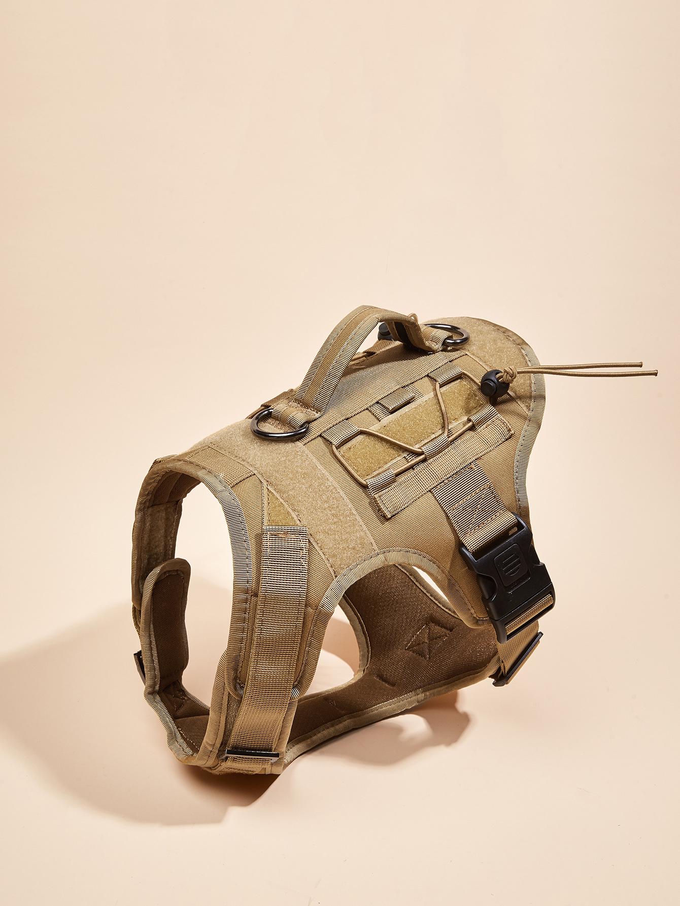 

Тактичний Тренувальний Собачий Жилет-Шлейка Без Тяги Безпечний Регульований Собачий Жилет-Шлейка Для Прогулянок Походів Бігу Для Собак Середніх Великих Розмірів XS(chest17.5-21in) темного кольору хакі