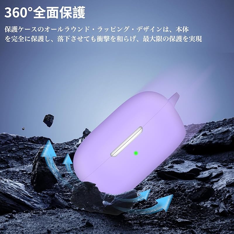 For Bose QuietComfort Earbuds case (Model released in 2024) Full protective cover Greerass silicon case Scratch prevention Shockproof Charging