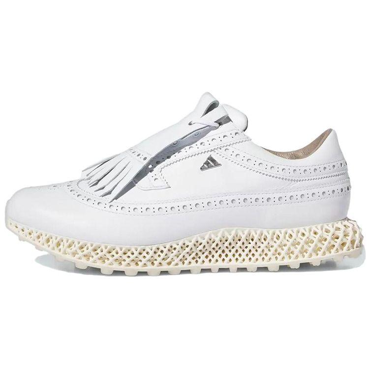 Adidas Men's White/Silver Mc87 4D Spikeless Golf Cloud Sneakers -Metallic Wonder- Id0225 Cm