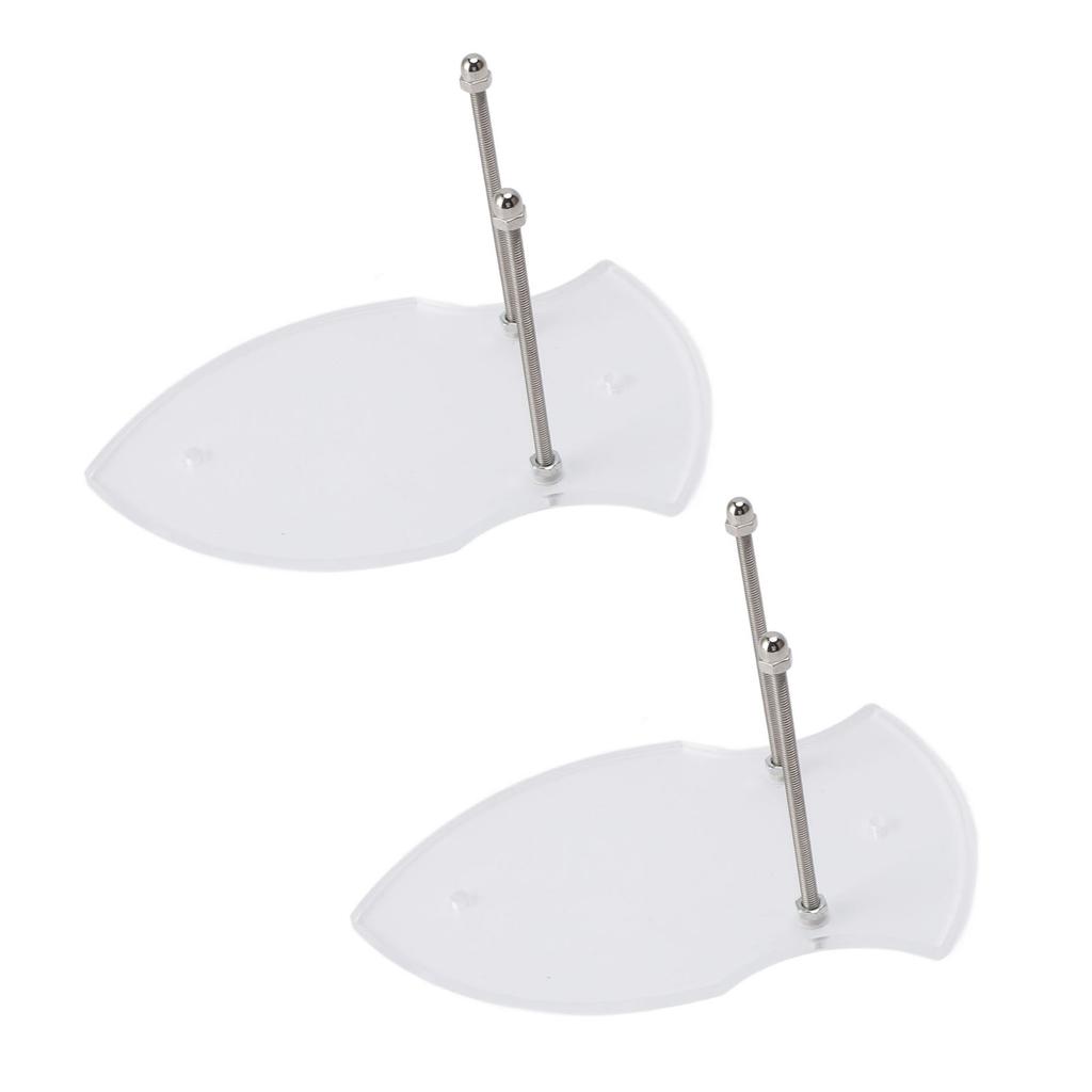 2PCS Sword Holder Rack Hangers Wall Mounted   Holder Stand Acrylic Wall Mount for Sword   Vertical Display Decoration