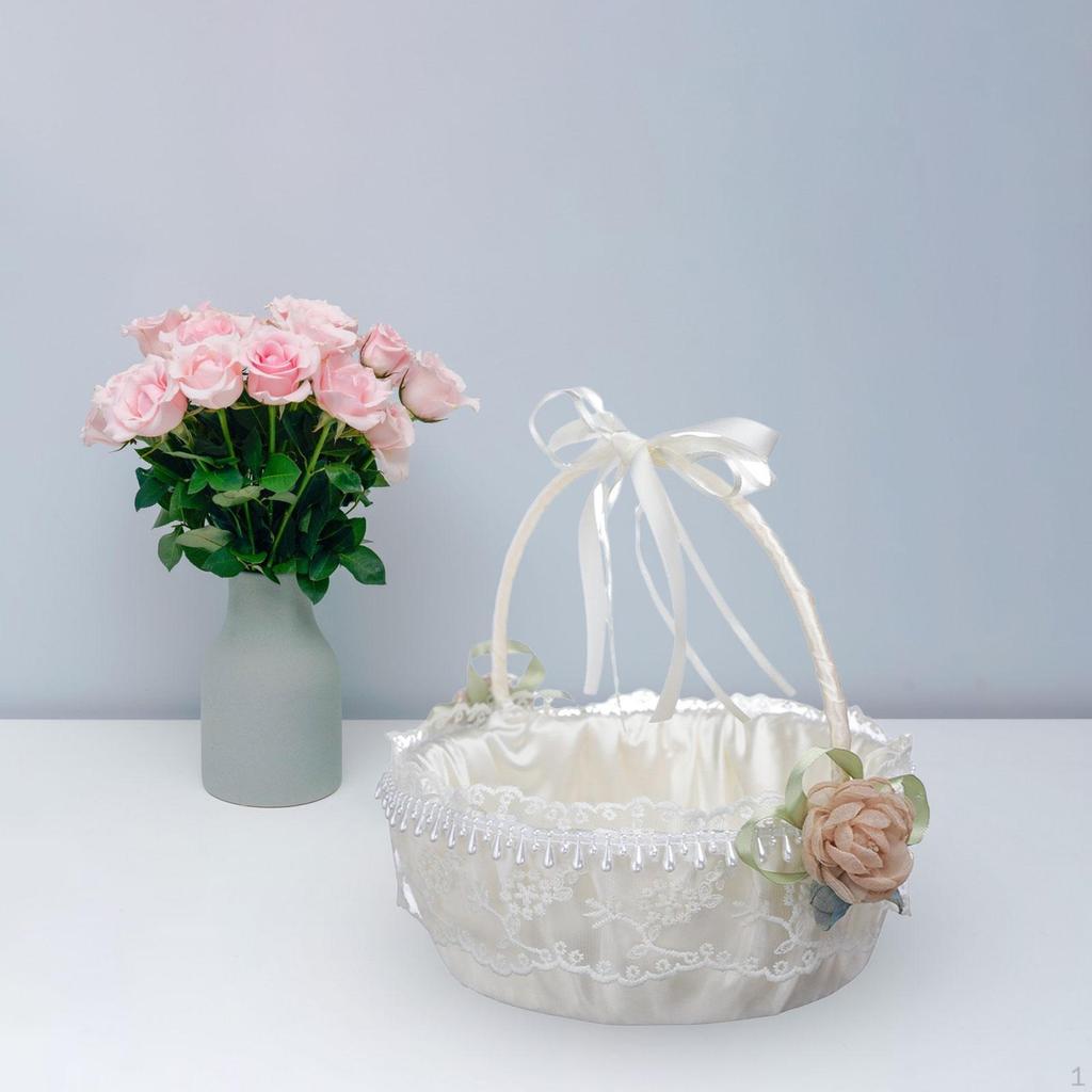 Elegant Wedding Basket for Romantic Occasions