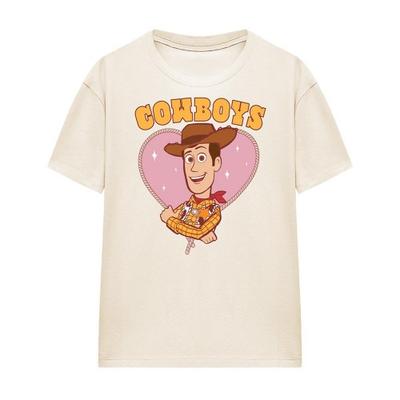 Toy Story Womens/Ladies Cowboys Heart T-Shirt