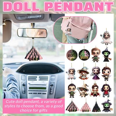 Acrylic Pendant Acrylic Hanging Xmas Tree Decoration Home Car Backpack Pendant Gift For Kids