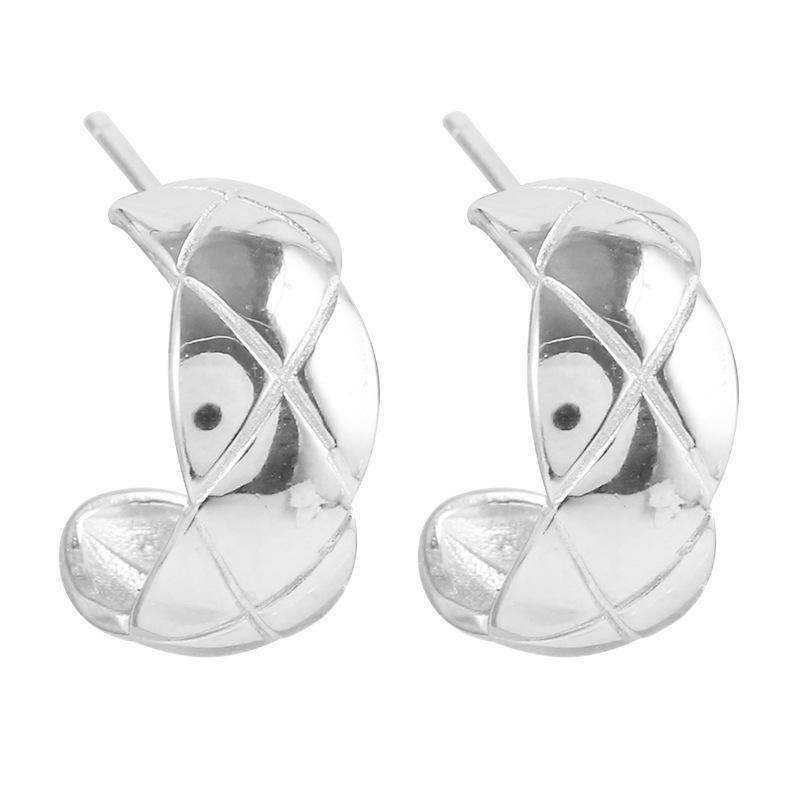 

Модные серьги-пусеты с бриллиантами, Модные изысканные минималистичные серьги, Новый стиль, Темпераментные серьги