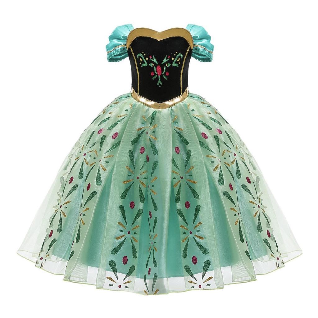 Snow Queen Elsa Dresses for Girls Costumes Kids Cosplay Halloween Princess Children Gowns Clothing Party Dresses Outfits 2-10Yrs